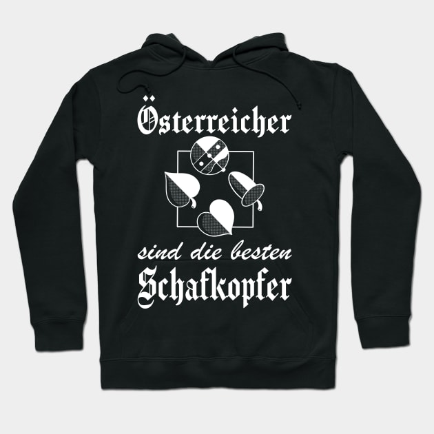 Schafkopf Austria Bayrsiche Cards Gift Hoodie by Jackys Design Room